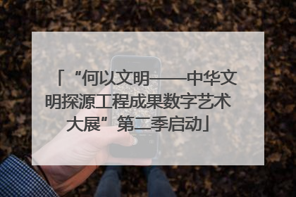 “何以文明——中华文明探源工程成果数字艺术大展”第二季启动
