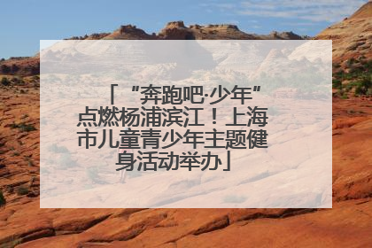 “奔跑吧·少年”点燃杨浦滨江！上海市儿童青少年主题健身活动举办