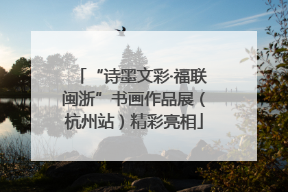 “诗墨文彩·福联闽浙”书画作品展（杭州站）精彩亮相
