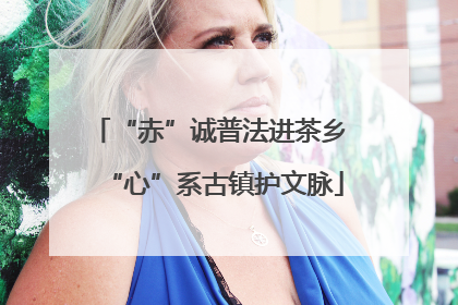 “赤”诚普法进茶乡 “心”系古镇护文脉