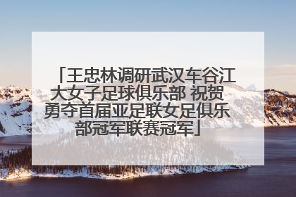 王忠林调研武汉车谷江大女子足球俱乐部 祝贺勇夺首届亚足联女足俱乐部冠军联赛冠军