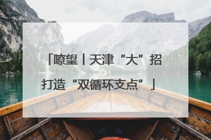 瞭望丨天津“大”招打造“双循环支点”