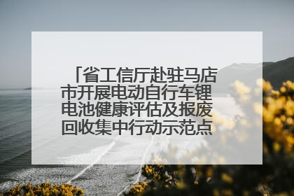 省工信厅赴驻马店市开展电动自行车锂电池健康评估及报废回收集中行动示范点建设调研指导