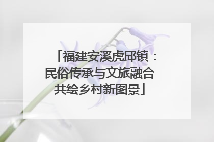 福建安溪虎邱镇：民俗传承与文旅融合共绘乡村新图景
