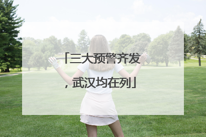 三大预警齐发，武汉均在列