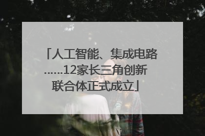 人工智能、集成电路……12家长三角创新联合体正式成立