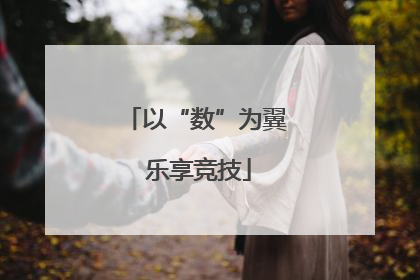 以“数”为翼 乐享竞技