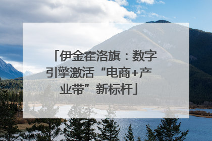 伊金霍洛旗：数字引擎激活“电商+产业带”新标杆