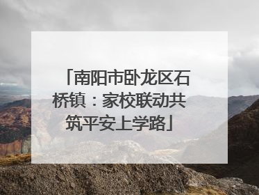 南阳市卧龙区石桥镇：家校联动共筑平安上学路