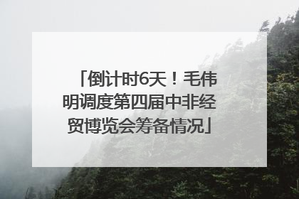倒计时6天！毛伟明调度第四届中非经贸博览会筹备情况