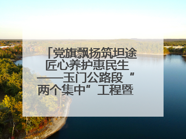 党旗飘扬筑坦途 匠心养护惠民生——玉门公路段“两个集中”工程暨示范桥创建项目圆满收官