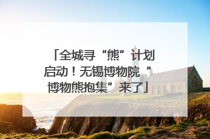 全城寻“熊”计划启动！无锡博物院“博物熊抱集”来了