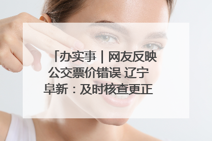 办实事｜网友反映公交票价错误 辽宁阜新：及时核查更正 加强实时巡检