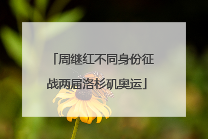 周继红不同身份征战两届洛杉矶奥运