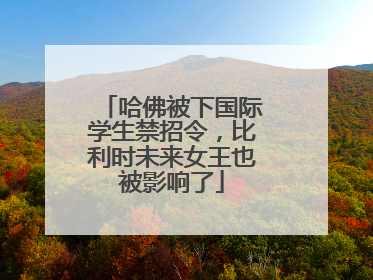 哈佛被下国际学生禁招令，比利时未来女王也被影响了
