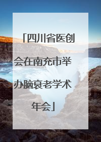 四川省医创会在南充市举办脑衰老学术年会
