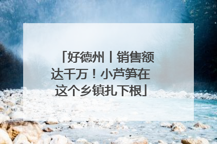 好德州丨销售额达千万！小芦笋在这个乡镇扎下根