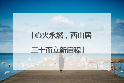 心火永燃，西山居三十而立新启程