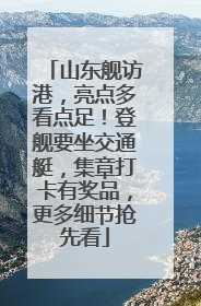 山东舰访港，亮点多看点足！登舰要坐交通艇，集章打卡有奖品，更多细节抢先看