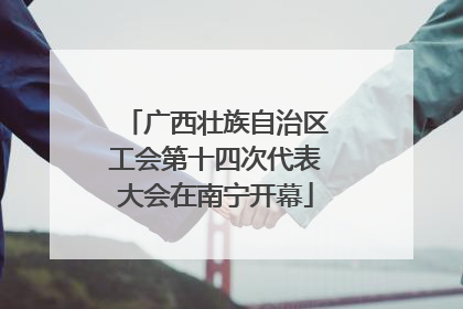 广西壮族自治区工会第十四次代表大会在南宁开幕