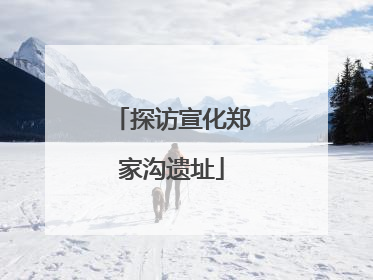 探访宣化郑家沟遗址