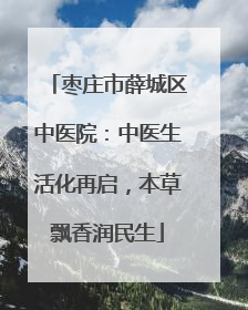 枣庄市薛城区中医院：中医生活化再启，本草飘香润民生