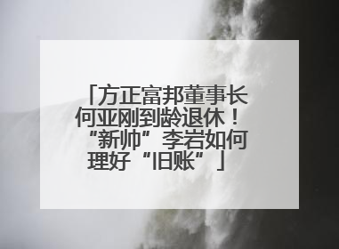 方正富邦董事长何亚刚到龄退休！“新帅”李岩如何理好“旧账”