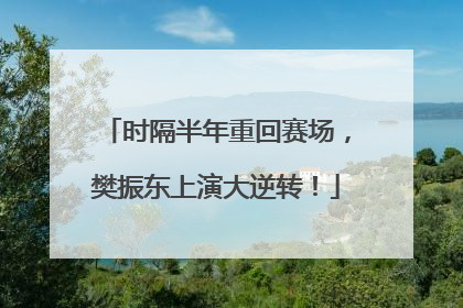 时隔半年重回赛场，樊振东上演大逆转！