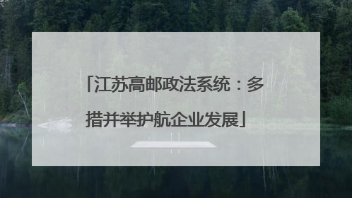 江苏高邮政法系统：多措并举护航企业发展