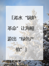 浠水“锅炉革命”让海鳗游出“绿色产值”
