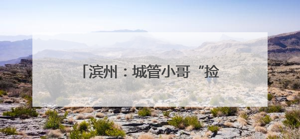 滨州：城管小哥“捡包记” 网友：这才是文明城市该有的样子