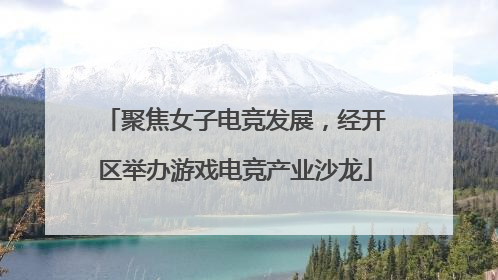 聚焦女子电竞发展，经开区举办游戏电竞产业沙龙