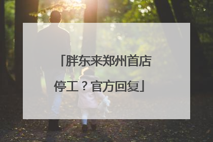 胖东来郑州首店停工？官方回复