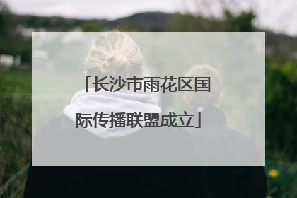 长沙市雨花区国际传播联盟成立