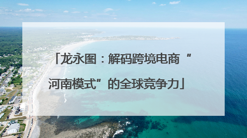 龙永图：解码跨境电商“河南模式”的全球竞争力