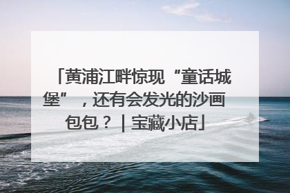 黄浦江畔惊现“童话城堡”，还有会发光的沙画包包？｜宝藏小店