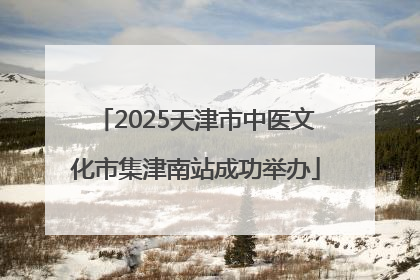 2025天津市中医文化市集津南站成功举办