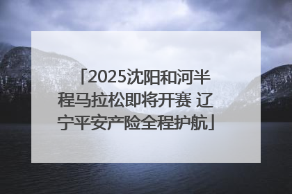 2025沈阳和河半程马拉松即将开赛 辽宁平安产险全程护航