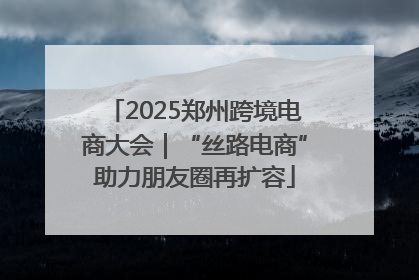 2025郑州跨境电商大会｜“丝路电商”助力朋友圈再扩容