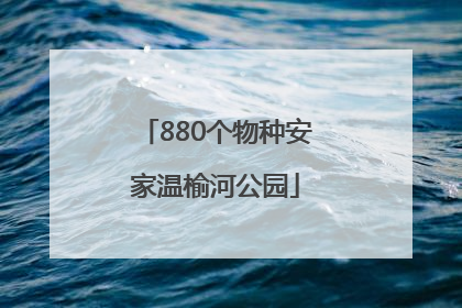 880个物种安家温榆河公园